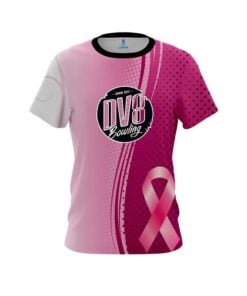 DV8 Breast Cancer Pink Swirls CoolWick Bowling Jersey