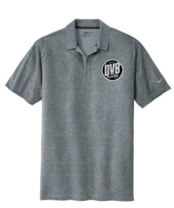 DV8 Cool Grey Nike Dri-FIT Crosshatch Coolwick Bowling Polo