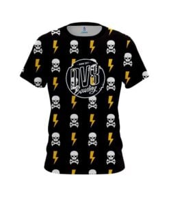 DV8 Lightning Skull CoolWick Bowling Jersey