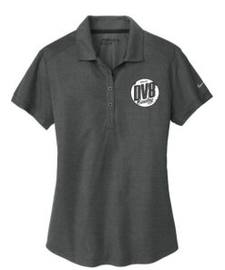 DV8 Verge Womans Nike Black Embroidery Dri-FIT Coolwick Polo