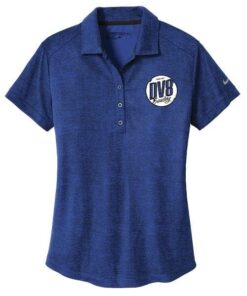 DV8 Verge Womans Nike Old Royal Embroidery Dri-FIT Coolwick Polo
