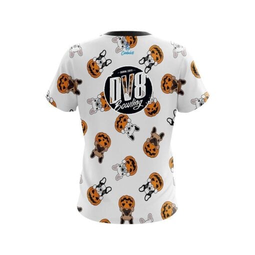 DV8 Pumpkin Puppy Patch CoolWick Bowling Jersey - Image 2