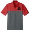 Ebonite Varsity Red Nike Embroidery Coolwick Dri-FIT Colorblock Micro Pique Polo