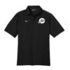Ebonite Futura Nike Black Embroidery Dri-FIT Sport Swoosh Coolwick Polo