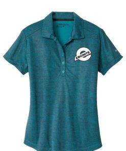 Ebonite Pursuit Womans Nike Blustery Royal Embroidery Dri-FIT Coolwick Polo