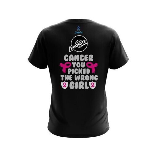 Ebonite Breast Cancer Fight Back CoolWick Bowling Jersey - Image 2