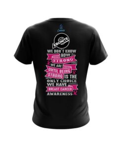 Alternative view of Ebonite Breast Cancer Superwoman CoolWick Bowling Jersey