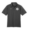 Ebonite Futura Nike Flint Grey Embroidery Dri-FIT Sport Swoosh Coolwick Polo