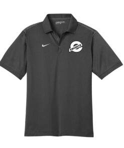 Ebonite Futura Nike Flint Grey Embroidery Dri-FIT Sport Swoosh Coolwick Polo