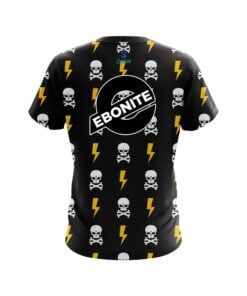Alternative view of Ebonite Lightning Skull CoolWick Bowling Jersey
