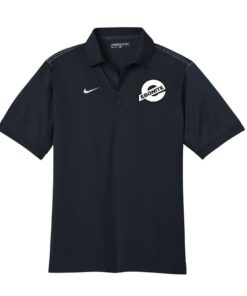 Ebonite Futura Nike Midnight Navy Embroidery Dri-FIT Sport Swoosh Coolwick Polo