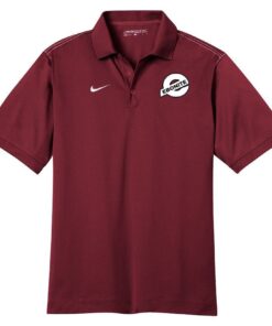 Ebonite Futura Nike Team Red Embroidery Dri-FIT Sport Swoosh Coolwick Polo