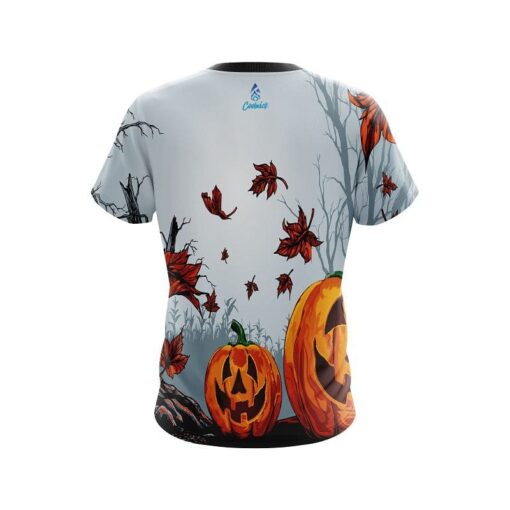 Plain Halloween Happiness CoolWick Bowling Jersey - Image 2