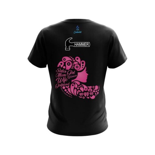 Hammer Breast Cancer Family Bond CoolWick Bowling Jersey - Image 2