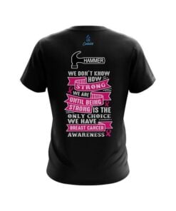 Alternative view of Hammer Breast Cancer Strength CoolWick Bowling Jersey