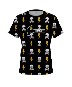 Hammer Lightning Skull CoolWick Bowling Jersey