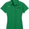 Hammer Lucky Green Nike Ladies Coolwick Embroidery Dri-Fit Sport Swoosh Pique Polo