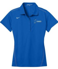 Hammer Sapphire Blue Nike Ladies Coolwick Embroidery Dri-Fit Sport Swoosh Pique Polo