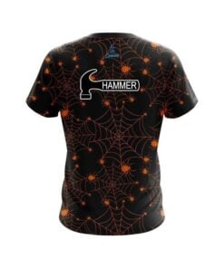 Alternative view of Hammer Spider Web Madness CoolWick Bowling Jersey