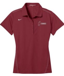 Hammer Team Red Nike Ladies Coolwick Embroidery Dri-Fit Sport Swoosh Pique Polo