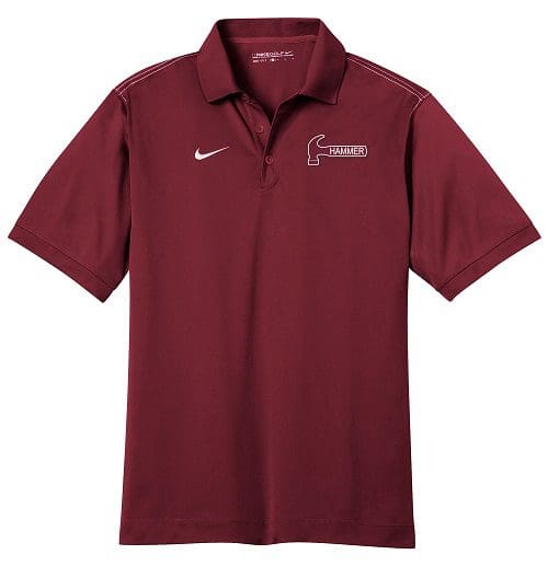 Hammer Rhodman Nike Team Red Embroidery Dri-FIT Sport Swoosh Coolwick Polo
