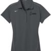 Hammer Flint Grey Nike Ladies Coolwick Embroidery Dri-Fit Sport Swoosh Pique Polo