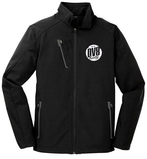 DV8 Men's Nasty Rumor Soft Shell Jacket Black