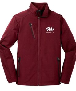Motiv Men's Forge Welded Soft Shell Jacket Garnet Red