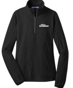 Brunswick Women's Hero Black 1/2 Zip Microfleece Pullover