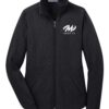 Motiv Women's Prowler Black Slub Fleece Full-Zip Jacket