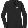 Motiv Women's Venom Black 1/4 Zip Tri-Blend Wicking Pullover