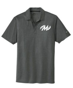 Motiv Heather Grey Nike Dri-FIT Crosshatch Coolwick Bowling Polo