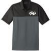Motiv Black Nike Embroidery Coolwick Dri-FIT Colorblock Micro Pique Polo