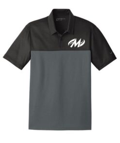 Motiv Black Nike Embroidery Coolwick Dri-FIT Colorblock Micro Pique Polo