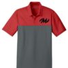Motiv Varsity Red Nike Embroidery Coolwick Dri-FIT Colorblock Micro Pique Polo