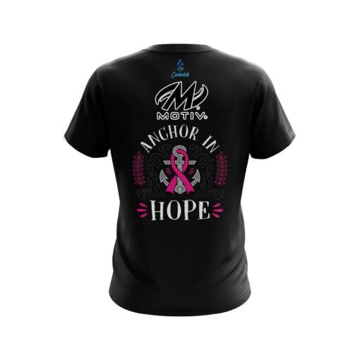 Motiv Breast Cancer Anchor Fighter CoolWick Bowling Jersey - Image 2