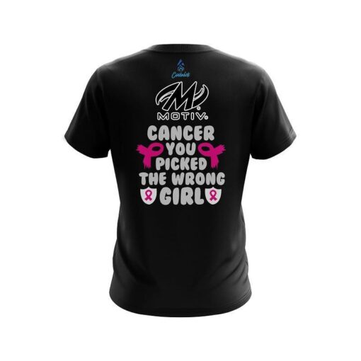 Motiv Breast Cancer Fight Back CoolWick Bowling Jersey - Image 2