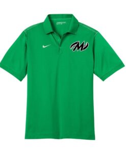 Motiv Forge Nike Lucky Green Embroidery Dri-FIT Sport Swoosh Coolwick Polo
