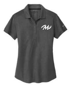 Motiv Covert Womans Nike Black Embroidery Dri-FIT Coolwick Polo