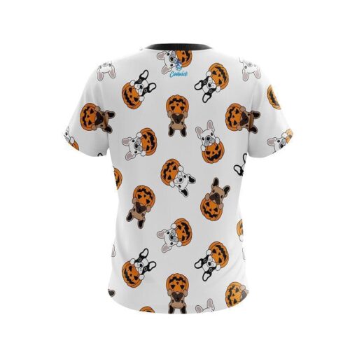 Plain Pumpkin Puppy Patch CoolWick Bowling Jersey - Image 2