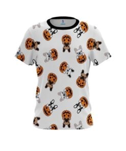 Plain Pumpkin Puppy Patch CoolWick Bowling Jersey