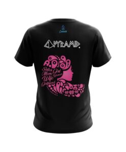 Alternative view of Pyramid Breast Cancer Family Bond CoolWick Bowling Jersey