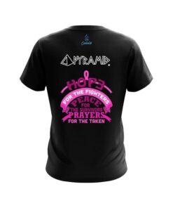 Alternative view of Pyramid Breast Cancer Hope CoolWick Bowling Jersey