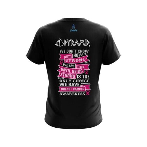 Pyramid Breast Cancer Strength CoolWick Bowling Jersey - Image 2