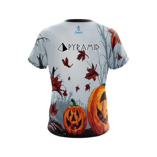 Pyramid Halloween Happiness CoolWick Bowling Jersey - Image 2