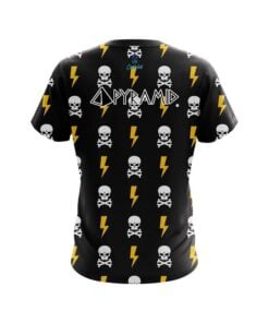 Alternative view of Pyramid Lightning Skull CoolWick Bowling Jersey
