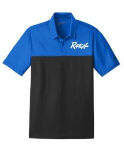 Radical Blue Sapphire Nike Coolwick Dri-FIT Micro Pique Polo