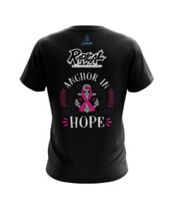 Alternative view of Radical Breast Cancer Anchor Fighter CoolWick Bowling Jersey
