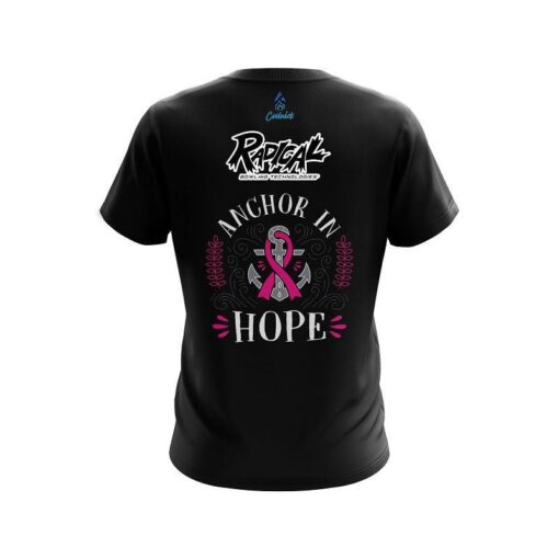 Radical Breast Cancer Anchor Fighter CoolWick Bowling Jersey - Image 2