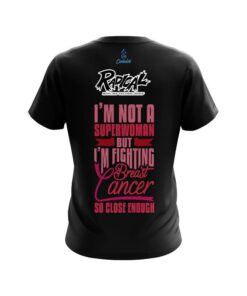 Alternative view of Radical Breast Cancer Superwoman CoolWick Bowling Jersey